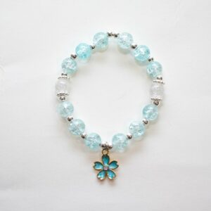 Bracelet - Pivoine bleu