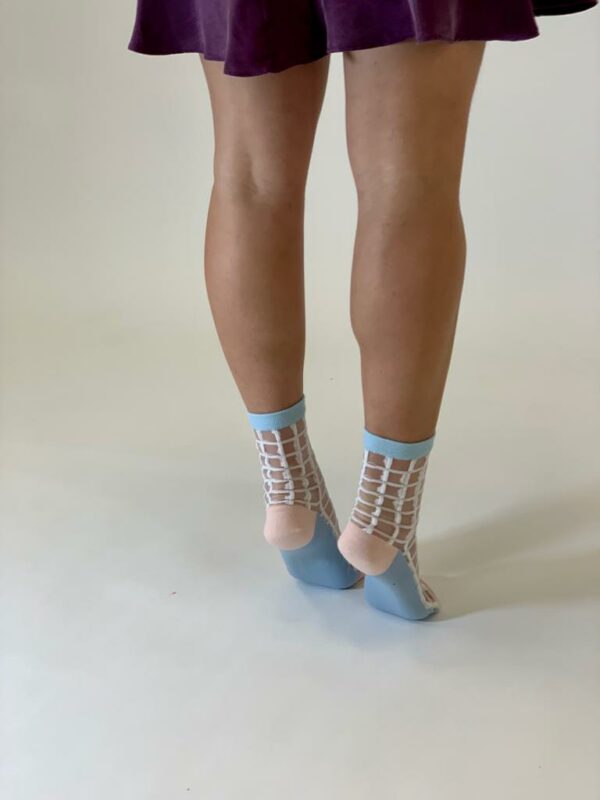 Resistant voile socks – Eve – White