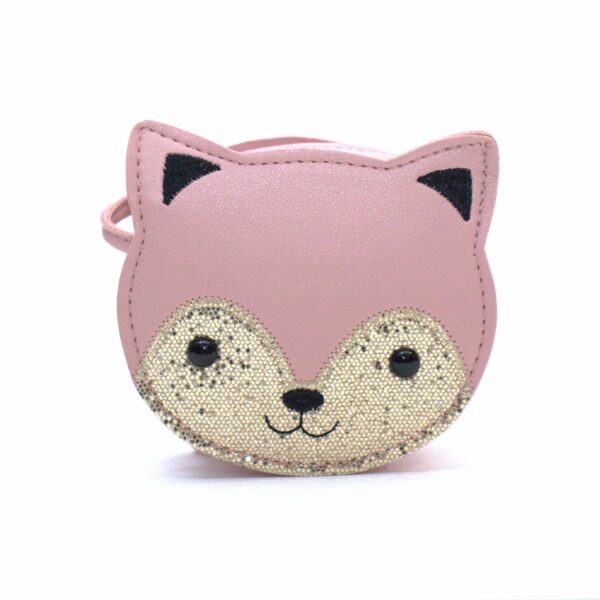 Children’s shoulder bag – Gaspard the kitten Pink