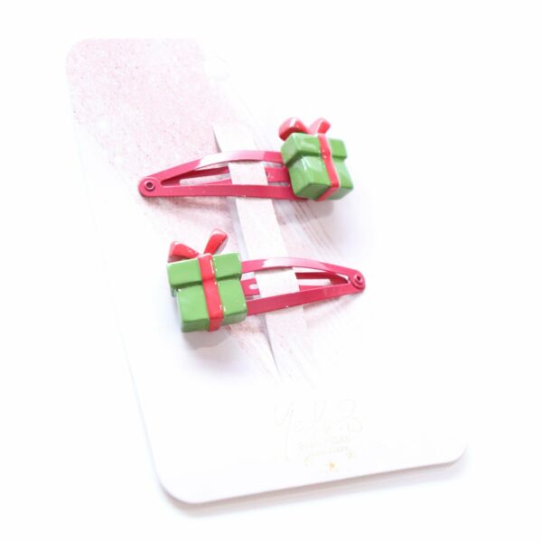 Christmas themed hair clips – Christmas gifts
