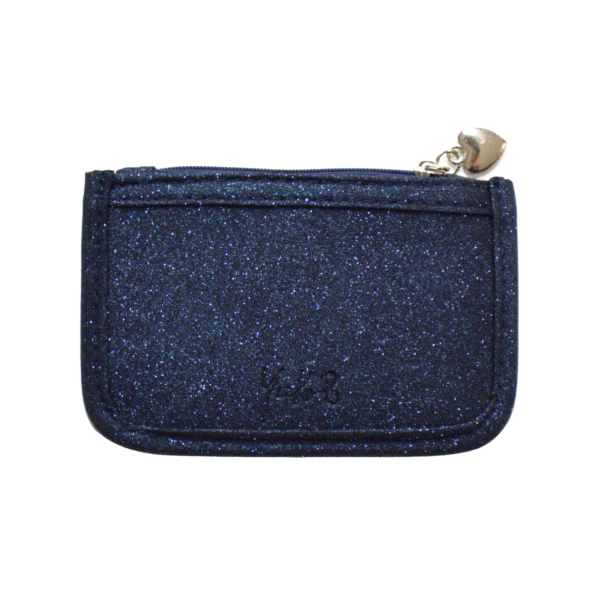 Moon – Glittery coin purse – Navy