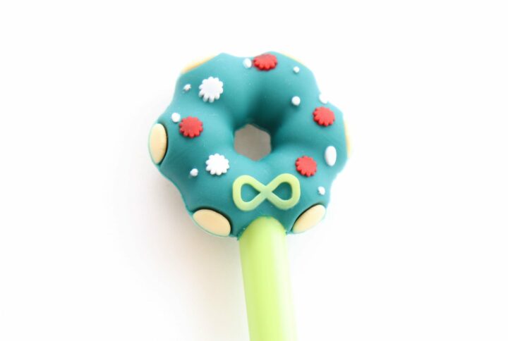 Stylo fantaisie thème Noel - Couronne de Noel