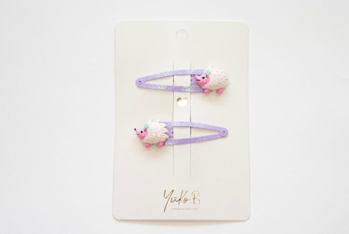 Barrettes - Amy le herisson