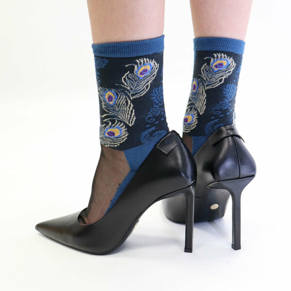 Antonia resistant voile socks – Blue