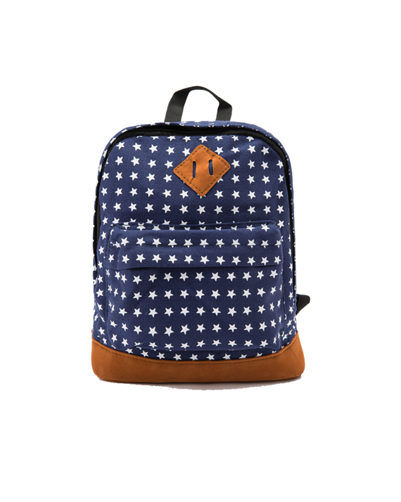 sac à dos enfant maternelle marine étoiles blanches