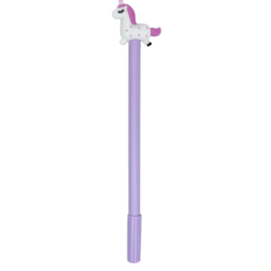 Stylo licorne mauve